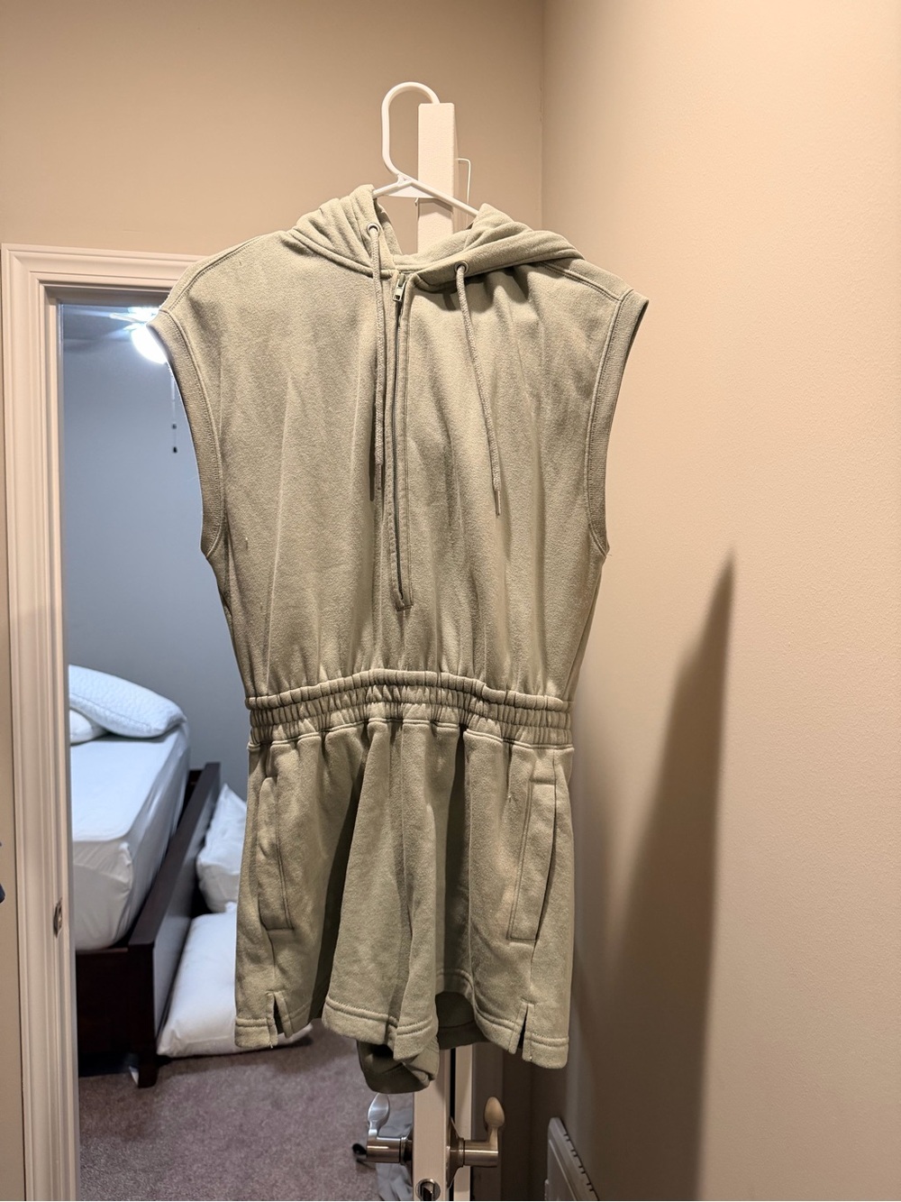 Abercrombie & Fitch Light Sage Zip Hoodie